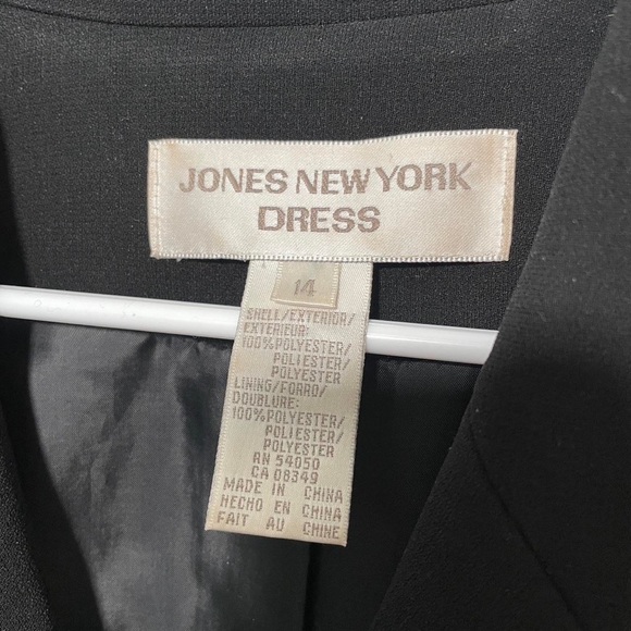 Black Vintage Blazer Dress JONES NEW YORK - Picture 5 of 5
